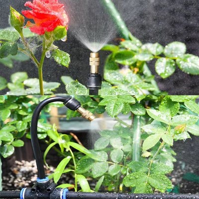自动浇水定时器万向雾化喷头可调节关闭降温菜地花园灌溉喷淋系统