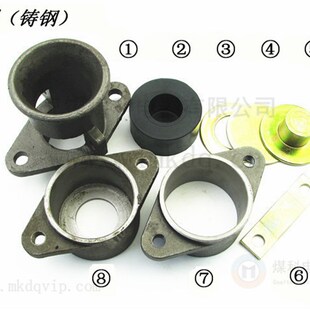 B2型 防爆电气用橡套电缆引入装置全套 防爆胶圈、喇叭口