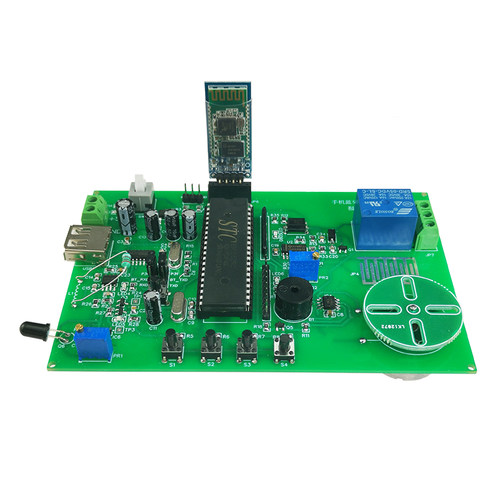 手机蓝牙控制智能安防报警系统竞赛套件电子装调焊接JS-56-222