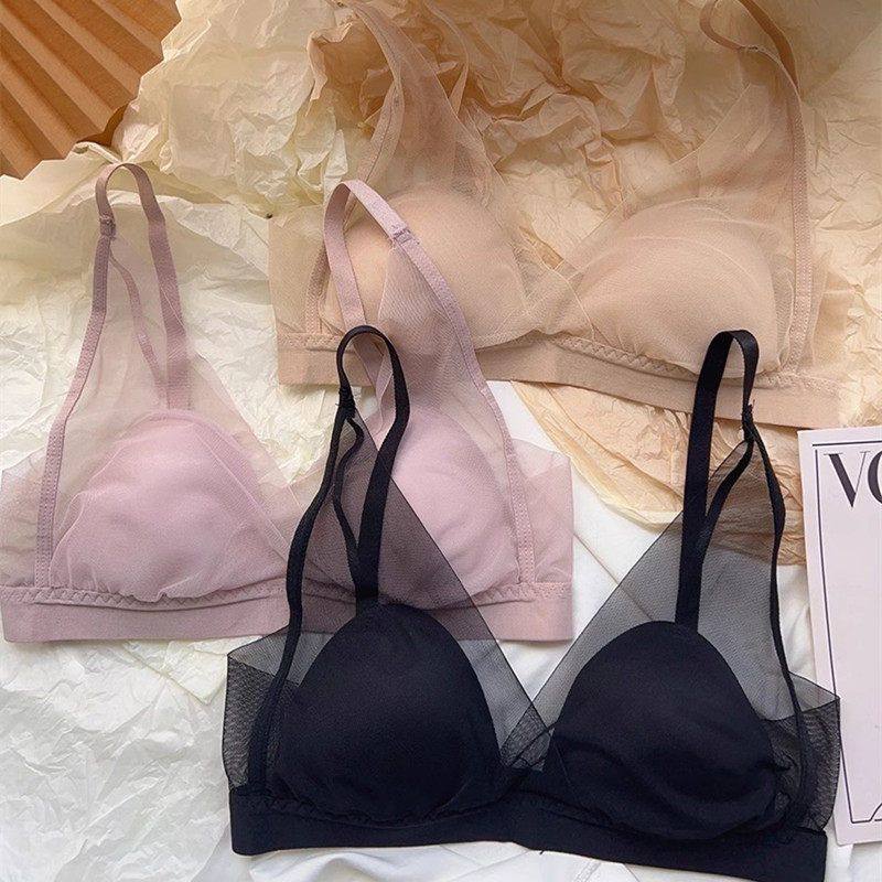 性感比例 无钢圈超薄内衣女显瘦收副乳无痕不凸点透气网纱文胸罩,运动服/休闲服装,运动内衣套装,淘宝优惠券,粉丝福利购,淘宝优惠卷