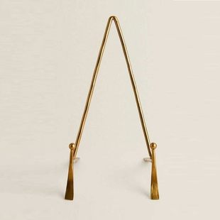 复古风格铁艺盘子支架装饰展示盘架日式茶饼架托架画架挂盘架摆件