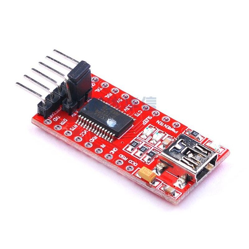 USB转TTL 支持3.3V 5V FT232RL模块专用 下载线 mini接口