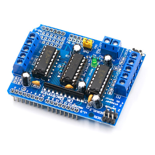 电机驱动扩展板 L293D 马达驱动模块 motor shield 马达板