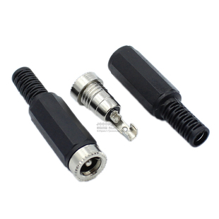 1.1 2.5mm 1.3MM 2.1 公母转接线端子插头 5.5 DC直流电源插座3.5