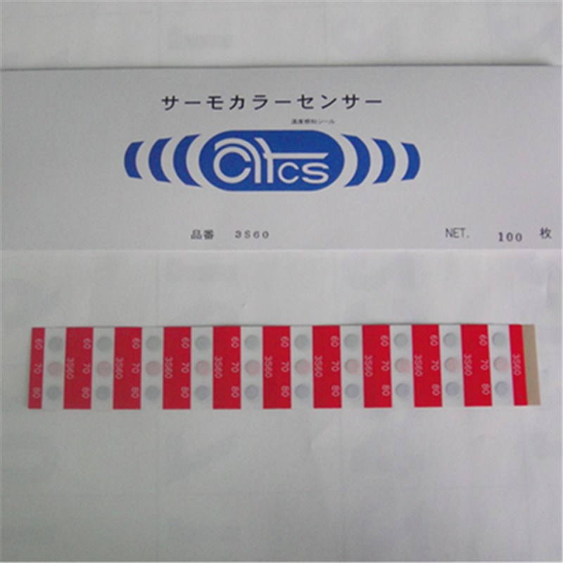 ASEY日本产温度标签测试纸不可逆转及可逆转各做温度湿度小型贴纸