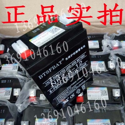 替龙威12V2.6AH蓄电池2.2AH拉杆箱广场舞移动音箱消防电梯电池瓶