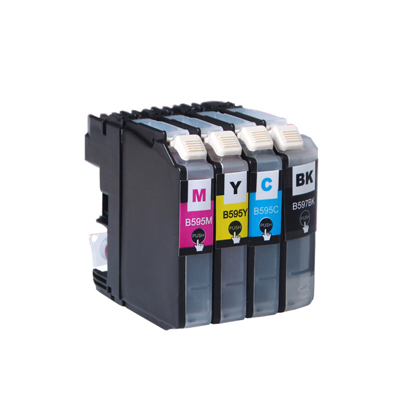 百强 适用兄弟打印机MFC-J3720J3520J2510 LC597LC595墨盒LC599XL