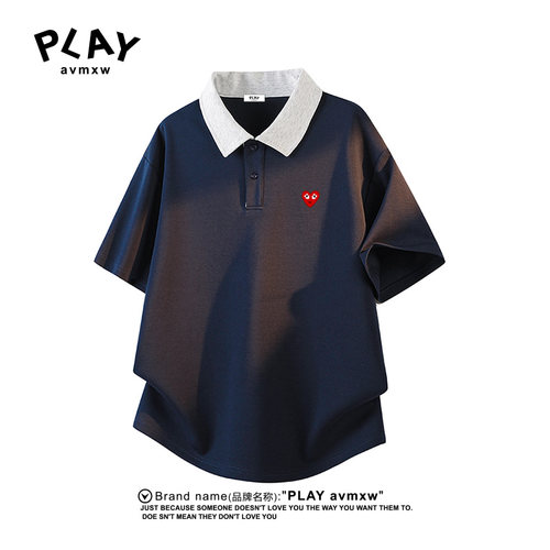 PLAYAVMXW官方短袖POLO衫情侣款