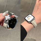 适用华为FIT4表带FIT3手表智能WatchFIT4真皮磁吸四叶草FIT4pro秋冬女款 FIT2高级感小众原装 FIT1轻奢高端
