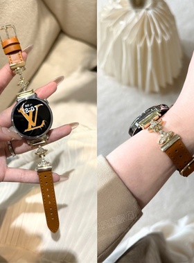 【西太后土星】适用华为GT6表带GT5手表腕带新款智能watch4金属镶钻真皮GT3高级GT2官方正品46mm原装41mm