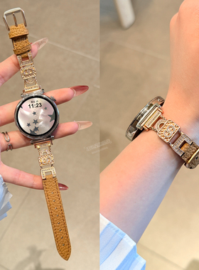 适用华为gt6手表表带Watch GT5小香风手提包拼皮GT6/5pro高颜值腕带秋冬新款WATCH5/4/3高级感小众女41/46mm