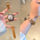 3高级感小众女41 适用华为gt6手表表带Watch 46mm WATCH5 GT5小香风手提包拼皮GT6 5pro高颜值腕带秋冬新款