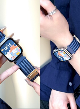 【尼龙编织】适用华为fit4手表表带fit3运动智能watch腕表fit2磁吸编织4pro腕带三代替换带new女秋冬表带男