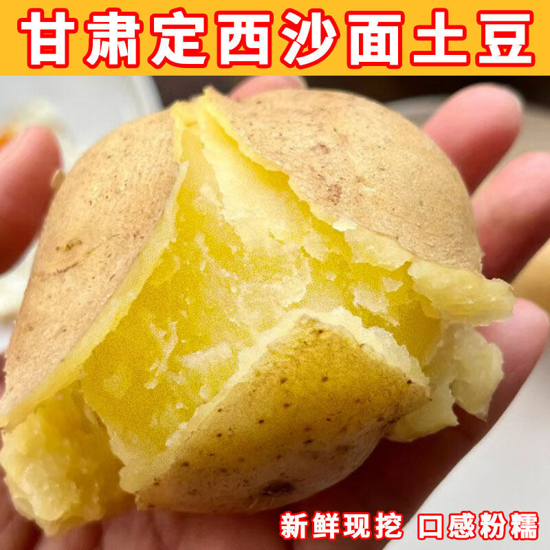正宗甘肃定西沙面土豆