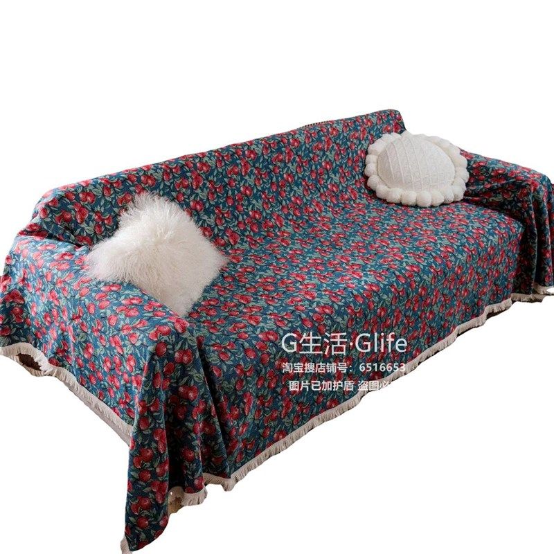 复古欧式新田园提加大全包沙发罩巾装饰防尘盖布餐桌布,居家布艺,万能盖巾,淘宝优惠券,粉丝福利购,淘宝优惠卷