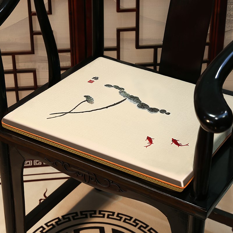 中式椅子坐垫实圈椅太师椅座垫红木椅子坐垫实木沙发垫茶桌餐椅垫