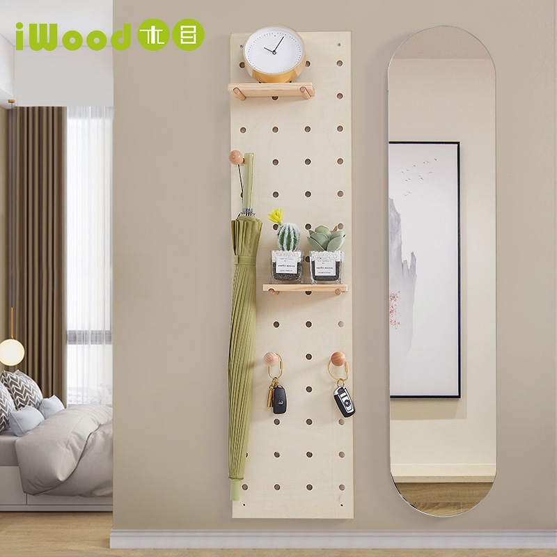 小户型入户无框贴墙极窄穿衣镜  超窄小尺寸衣帽间玄关全身镜壁挂