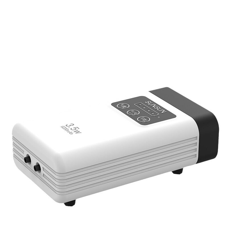 森森鱼缸交直流两用气泵  大容量 可调节气量 模式户外钓鱼运输用