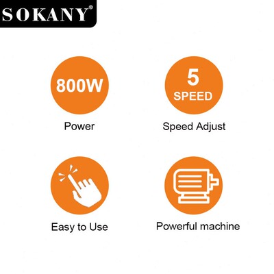 直销外贸出口SOKANY6651W电动打蛋器台式手持式打蛋机烘焙蛋糕搅