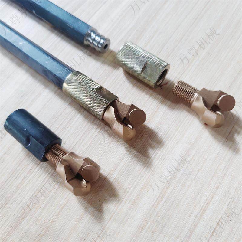 厂家供应 B19 B22六棱锚索钻杆钻头连接器型号齐全 钻杆连接套