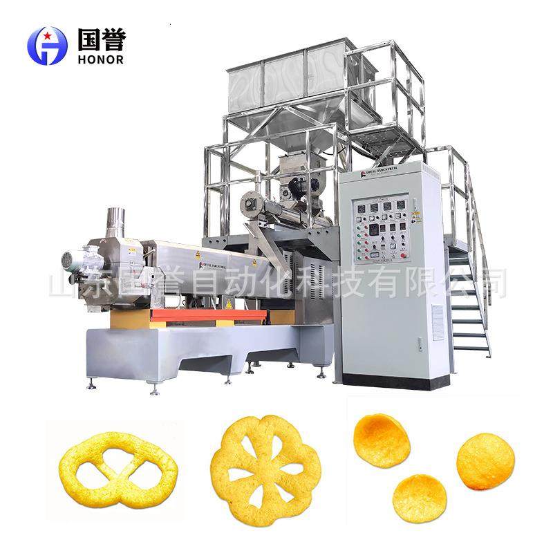 小型锅巴加工生产膨化机 休闲食品生产设备