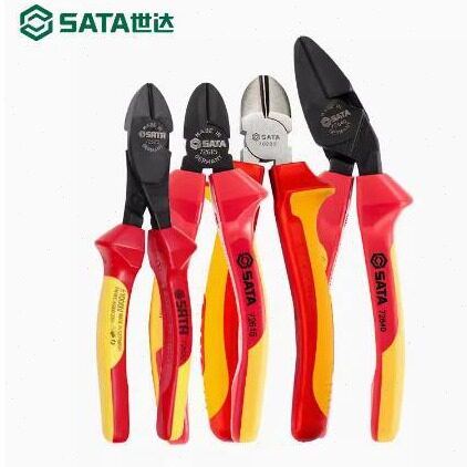 直销世达绝缘斜口钳省力老虎钳尖嘴8寸钢丝钳72610 72615 72627 7