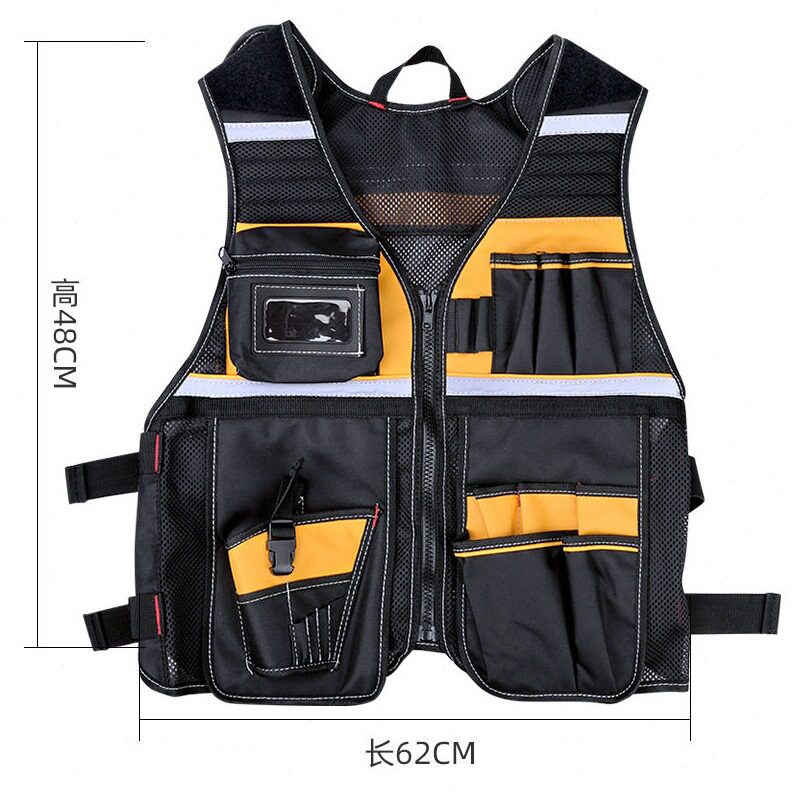 直销国飞常胜客 工具背心马甲电工服衣反光背心施工直销
