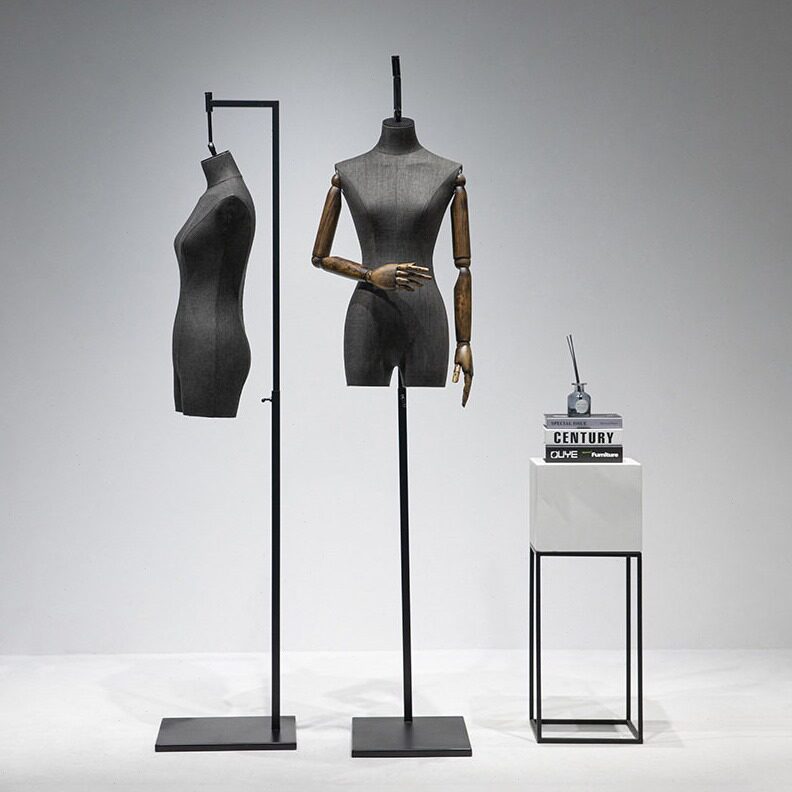 直销档服装店悬挂婚纱女模特展示架半身橱窗挂钩人台模特道具全身