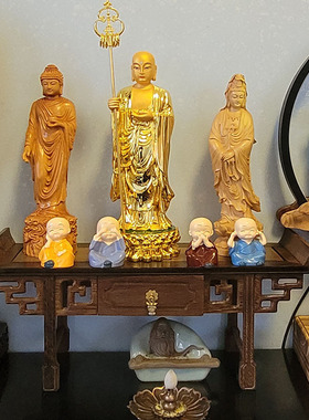 红木条案供桌鸡翅木翘头琴桌 奇玉石花盆景茶壶玉器摆件实木底座