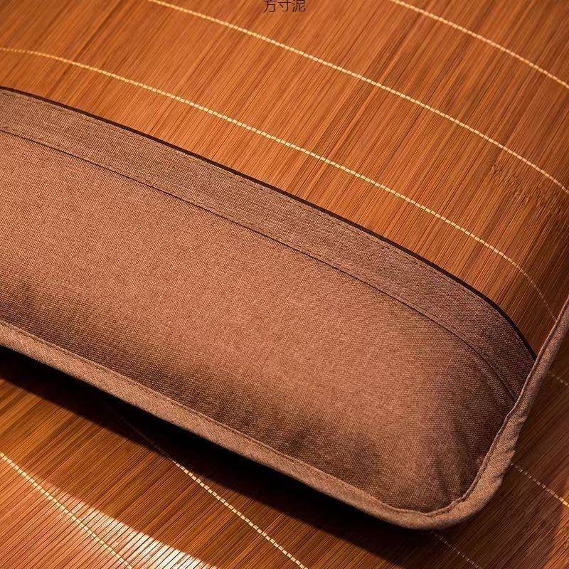 夏季竹席枕头套成人一对单人枕头套夏天碳化冰藤竹凉可水洗竹枕套