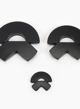 适用蔚来车标贴ES6ES8ET7EC6黑色尾标es7es5高性能字标字母贴改装