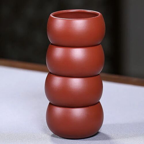 70毫升品茗杯宜兴紫砂大红袍杯子小口杯功夫茶杯品茗杯Z子喝茶杯