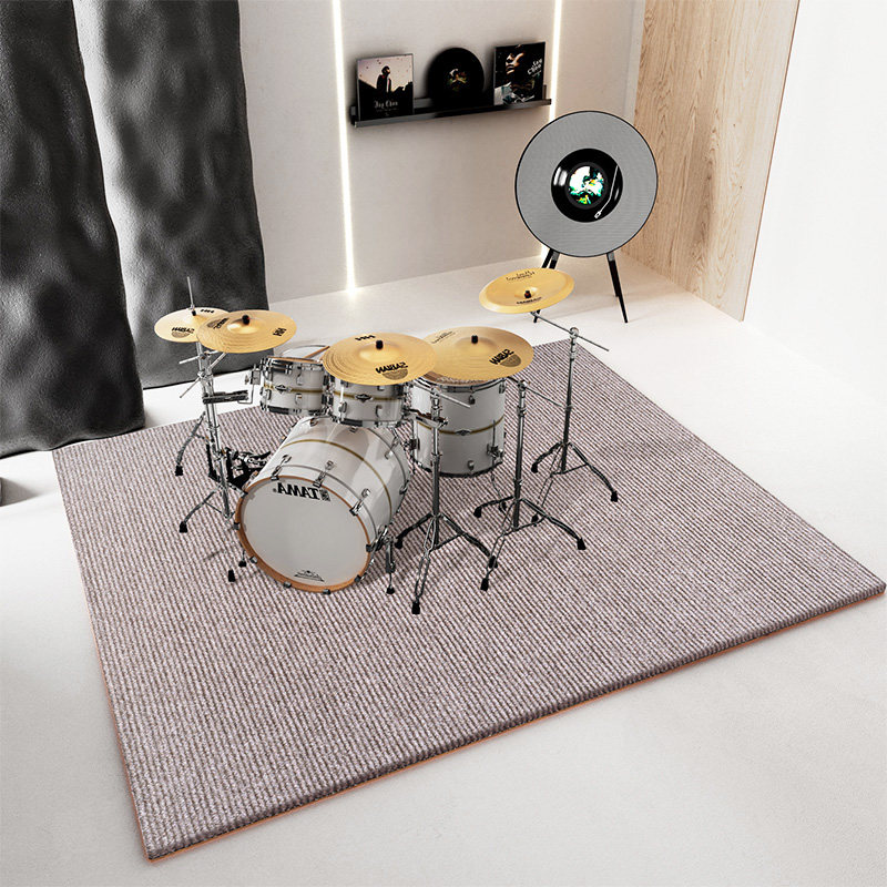 架子鼓专用垫子地垫隔音地毯加厚专业楼层防震静音防滑家用可裁剪