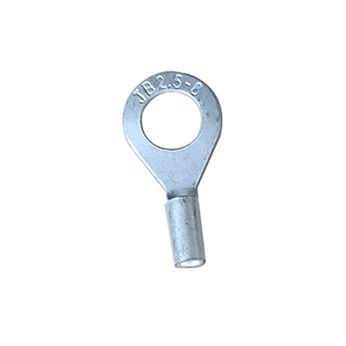 船用圆形端头JB6/10/16-4/5/6/8/10/12铜套冷压接线端子线耳