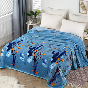 铺床珊瑚法兰绒毯床单人毛毯子毛巾被子春秋薄款宿舍盖毯睡垫夏季