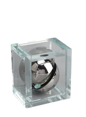 现代简约水晶方块球摆件样板w房售楼部卧室书房客厅桌面玄关饰品