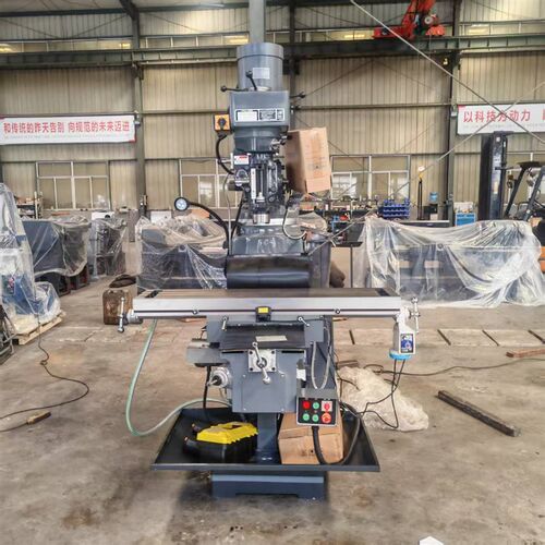 升降台数显高速摇臂铣床4/5号炮塔铣床4号立卧两用钻铣攻一体铣床