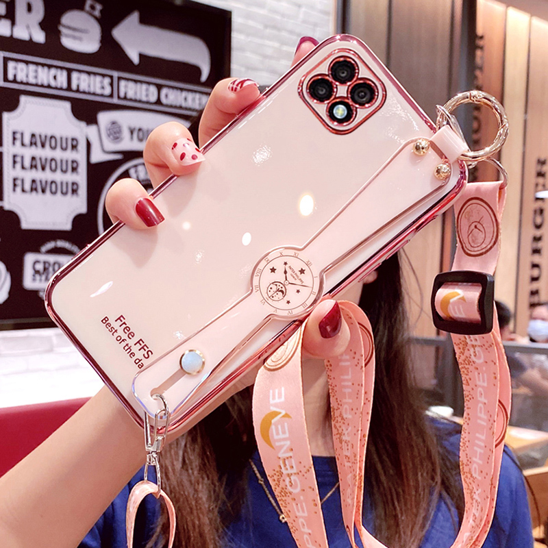 oppoa72硅胶网红腕带斜挎挂绳