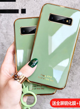 适用三星S10手机壳S10+曲面屏保护S10e硅胶套S10plus全包防摔SM-G9730软壳G9700男G9750女款galaxy超薄十潮牌
