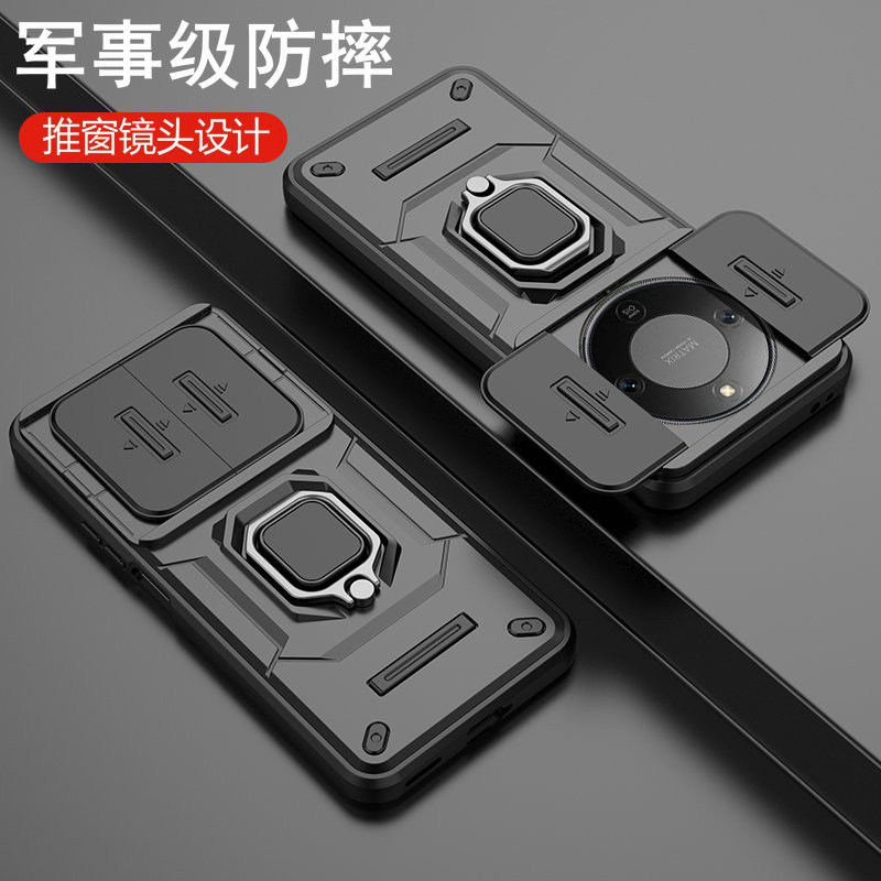适用华为荣耀x70手机壳honorx70保护硅胶套MTN一AN00气囊防摔镜头全包边honor磨砂硬壳MTNAN男女带支架磁吸