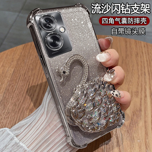 适用oppoa2手机壳oppo保护A2硅胶套5G带镜头膜全包PJB110气囊防摔opa透明25g新款0pp0女款oppopjb带支架流沙