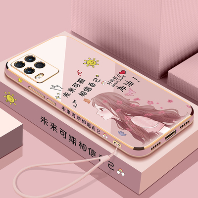 适用realmeQ3手机壳真我Q3i保护硅胶套5G全包防摔RMX3161直边3042软壳oppoq女生realme新款35g网红i5g创意外