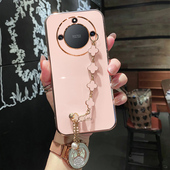 适用华为荣耀X50手机壳ALI一AN00保护5G硅胶套honor带手链条x5o全包防摔软ALIAN女新款 x505g网红ANOO曲屏ALIA