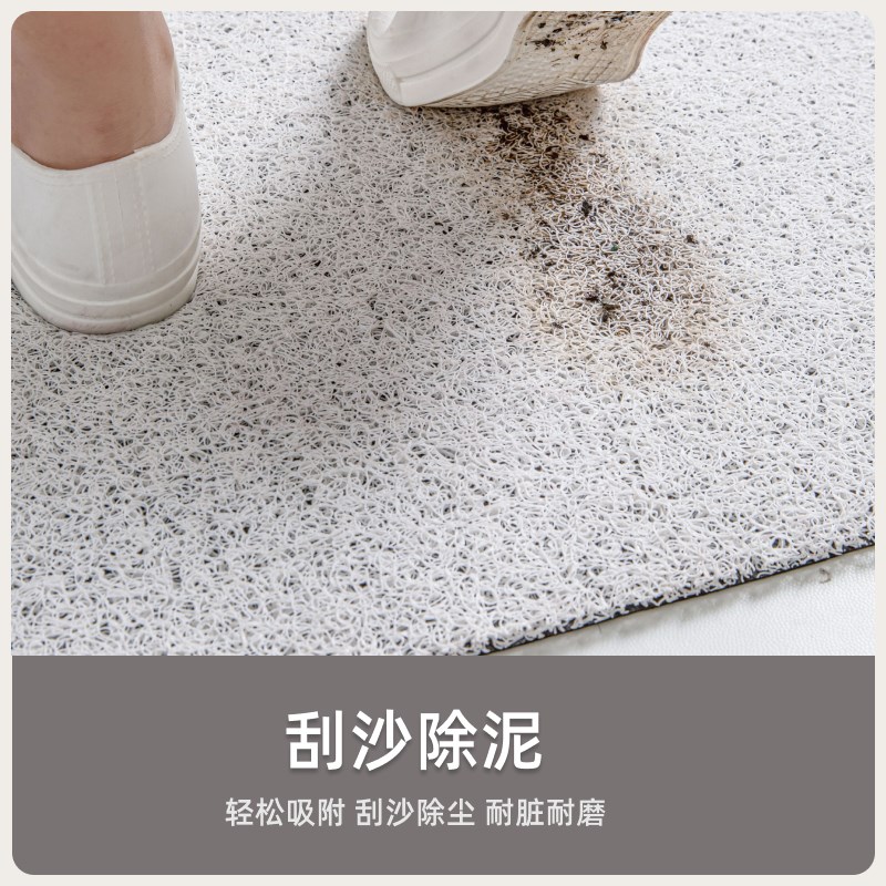 咖啡店入户门口地垫logo定制商用店铺丝圈除尘脚垫进门防滑地毯