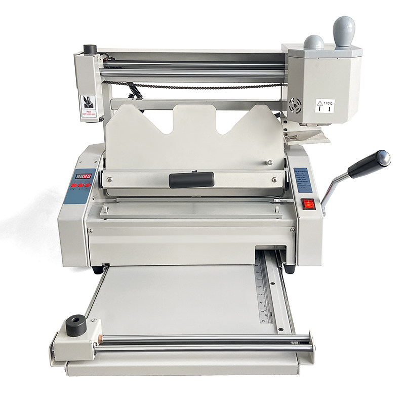 装订机D30热熔胶装机自动恒温胶装机办公标书封面脊背压痕胶装机