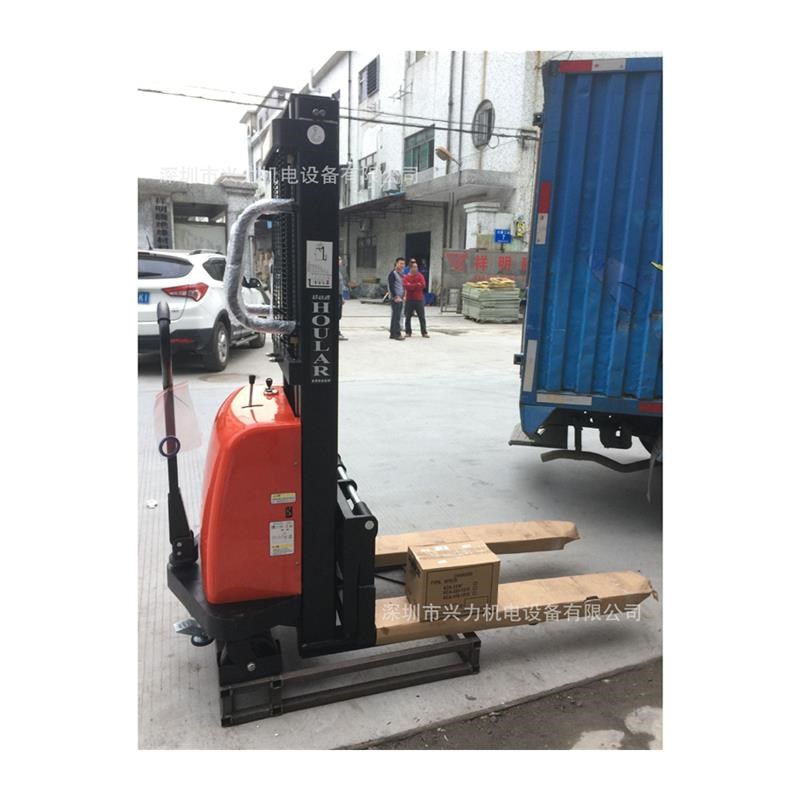 1T升降机 米电动堆高车 2半半电动升高车 物流叉车 货架堆垛车2吨