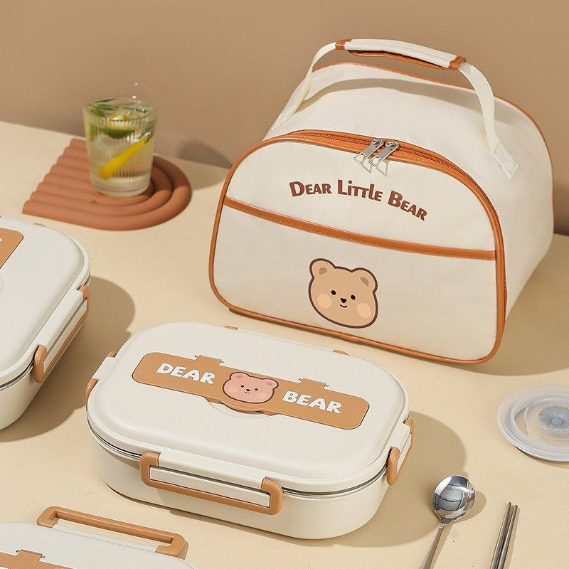 304不锈钢保温分格饭盒学生分隔密封便当盒带盖午餐盒四格五格,收纳整理,食物收纳盒,淘宝优惠券,粉丝福利购,淘宝优惠卷