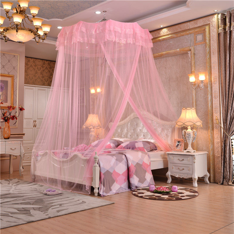 罗伞吸顶 吊顶宫廷蚊帐 圆顶伞帐 加密伞帐 公主蚊帐 不锈钢支架