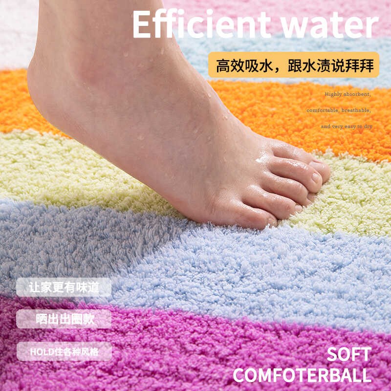 床边衣帽间地垫卧室长条床边地毯脚垫子新款卧室加厚房间装饰