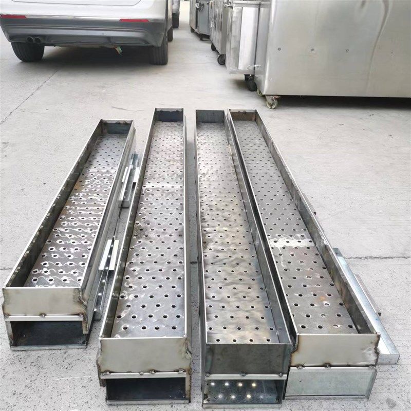 商用烧烤炉竹炭大号加厚碳烤炉夜市摆摊可不锈钢V包边尺寸可定制